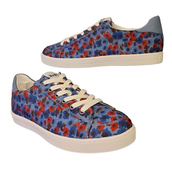 COACH Porter Floral Print Sneaker Size 8.5 - Picture 1 of 9